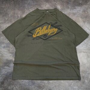 Billabong Brewery Green Graphic Tee Men's Size Large Surf Beach Y2K